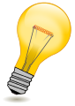 Light bulb icon tips.svg